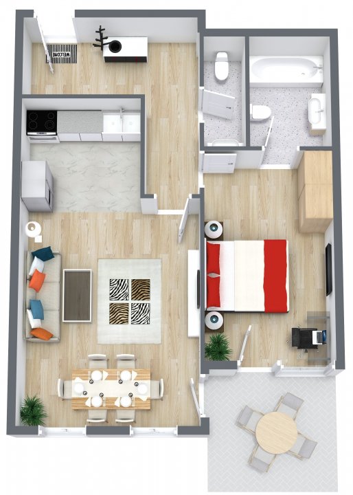 One of a kind - apartament 2 camere Triana Residence Pipera