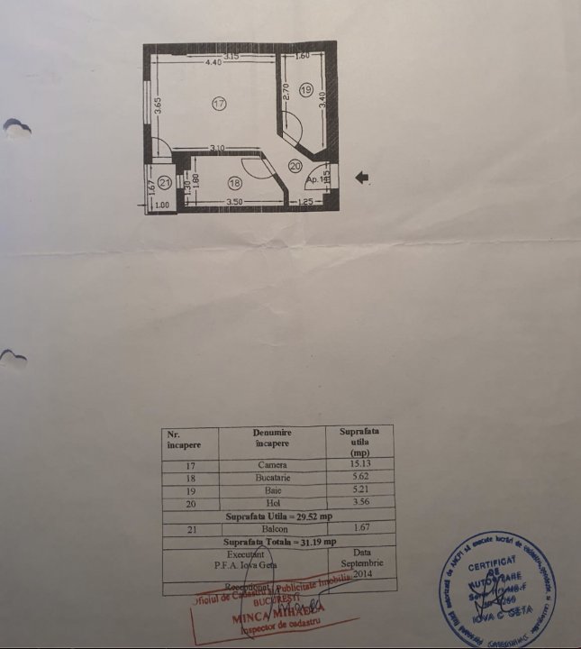 Giurgiului - Dedeman, garsoniera la prima inchiriere, comision 0, contract ANAF