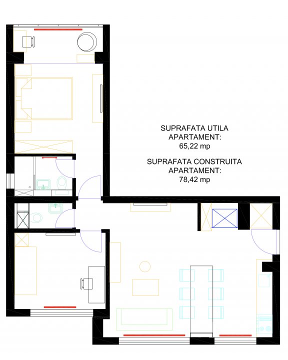 Exista apartamente de inchiriat si exista acest apartament