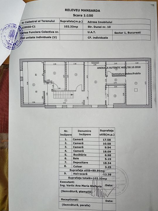  Bucurestii Noi - Chitila Apartament 3  cam la curte, + terasa