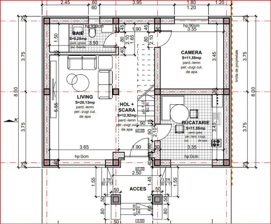 STEFANESTII DE JOS, CASA P+1E, LOT 242 MP!