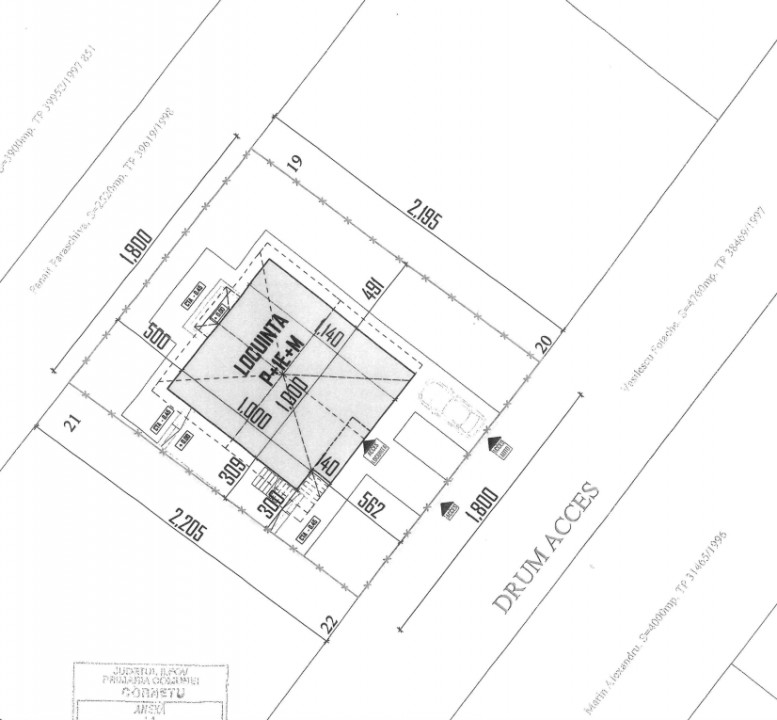 Casa individuala P+E+M 300 mp LOT 800 mp Cornetu