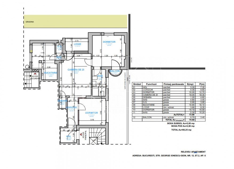 Apartament 3 camere, Central, imobil tipic interbelic, cu curte interioara