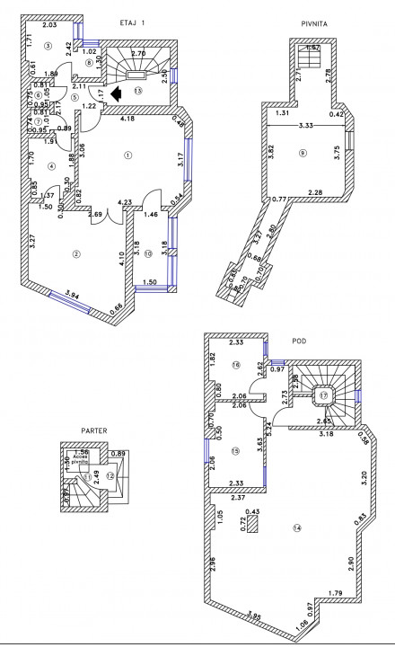 Casa individuala S+P+1E+Pod 280 mp LOT 475 mp P-ta Muncii, str.Agricultori