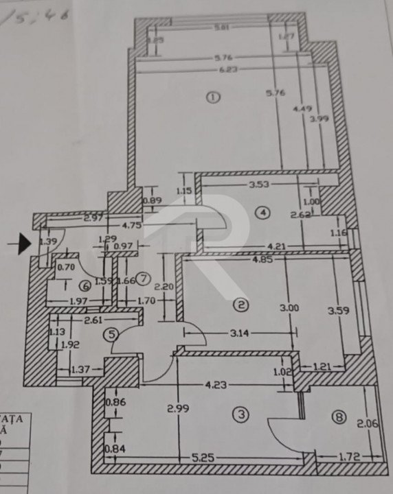 Apartament lux 3 camere+parcare Unirii-Alba Iulia