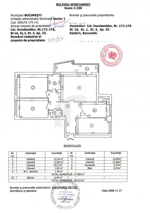 Dorobanti - bloc Mario Plaza, 4 camere de vanzare, oportunitate!