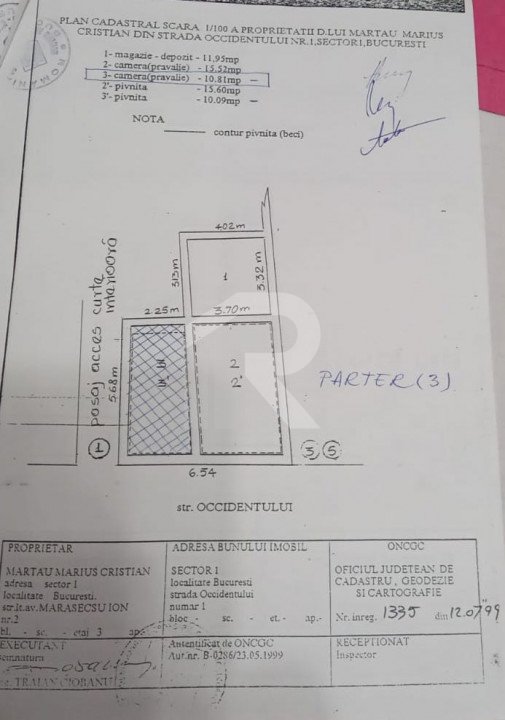 Piata Victoriei - Buzesti, str. Occidentului, Spatiu comercial de vanzare