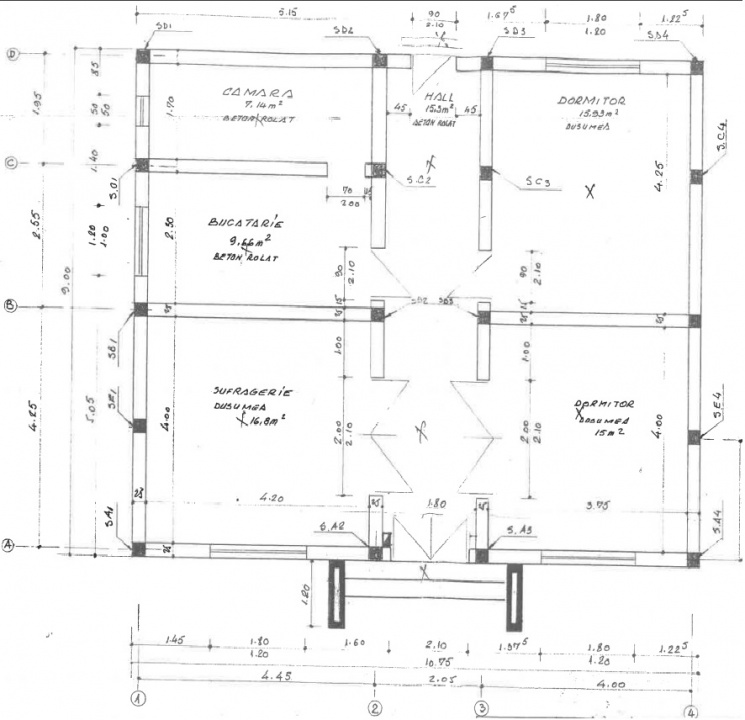 STEFANESTII DE JOS, CASA 95 MP, LOT 791 MP!