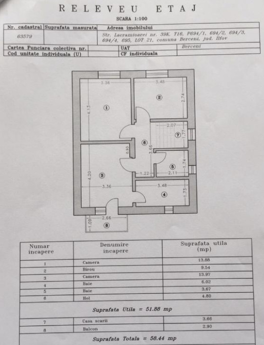 Casa P+E+Pod 142 mp LOT 250 mp Berceni 