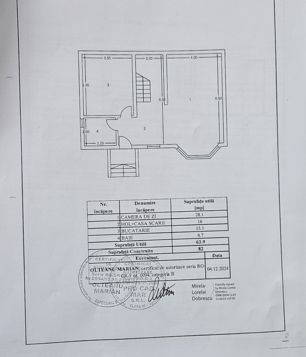 Vila individuala 4 camere Mihailesti 