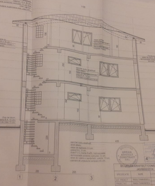 BERCENI-VIDRA CASA P+E+M 142 mp LOT 700 mp 
