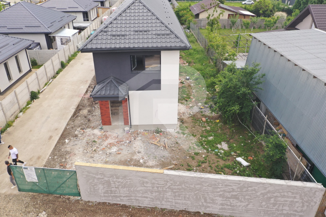 Apartament 2 camere in vilă cu grădină 60 mp și 2 locuri de parcare Bragadiru