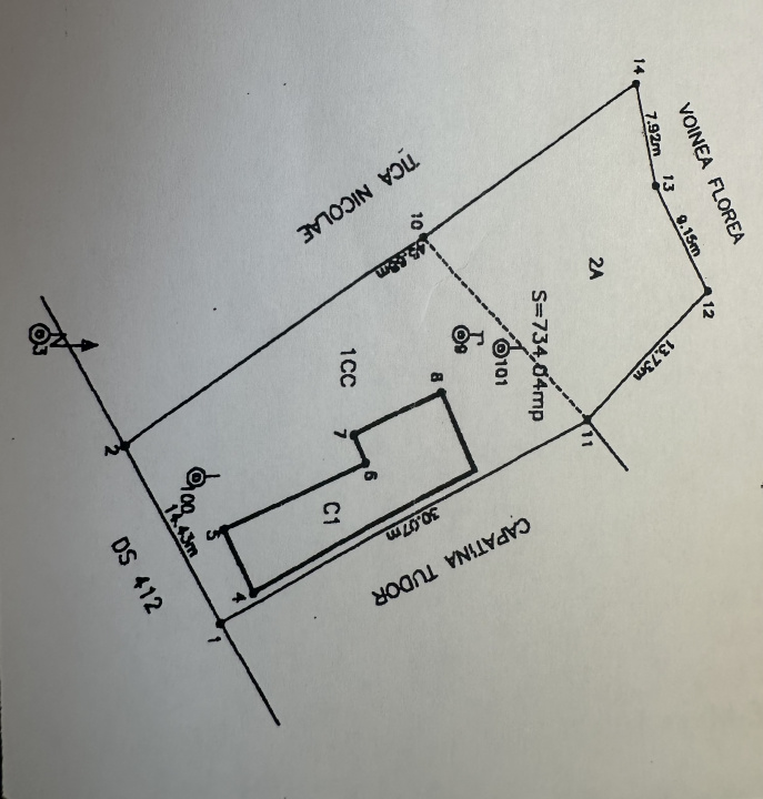 BERCENI, LOT 734 MP, CASA DEMOLABILA!