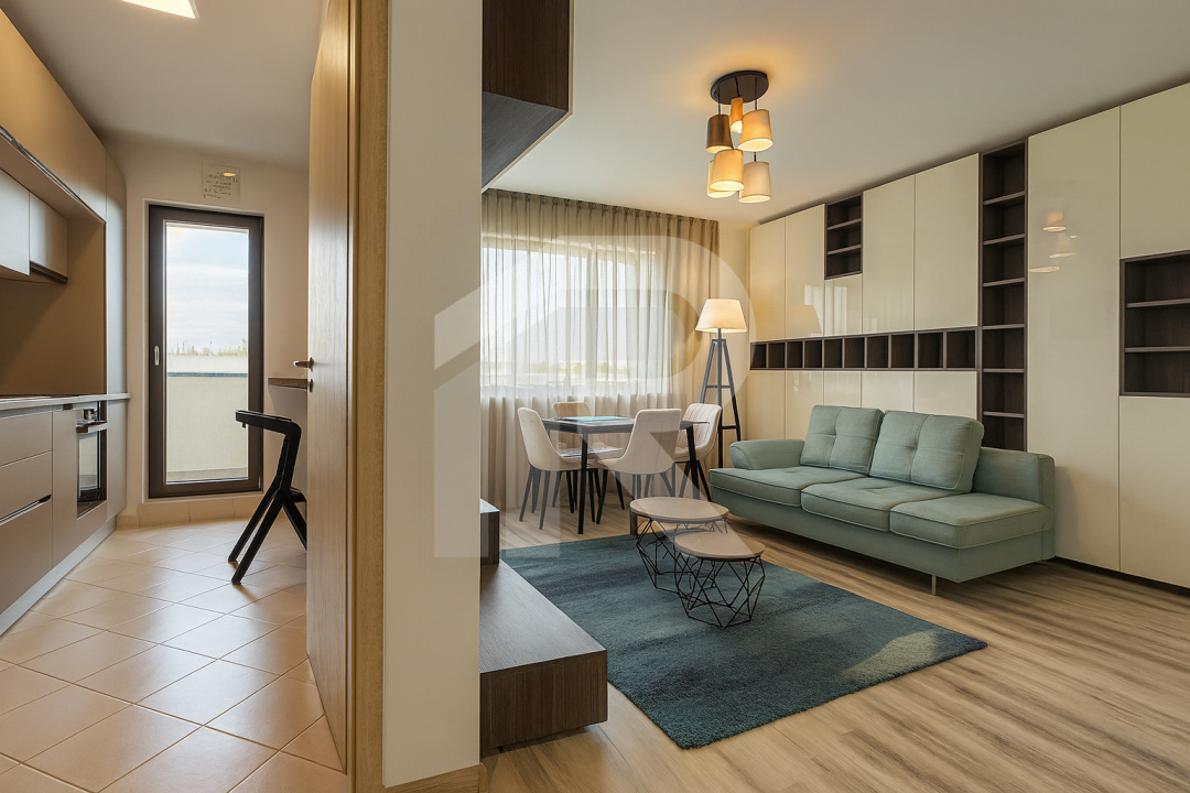 Greenfield Baneasa 2 camere, orientare SUD, LOC PARCARE inclus