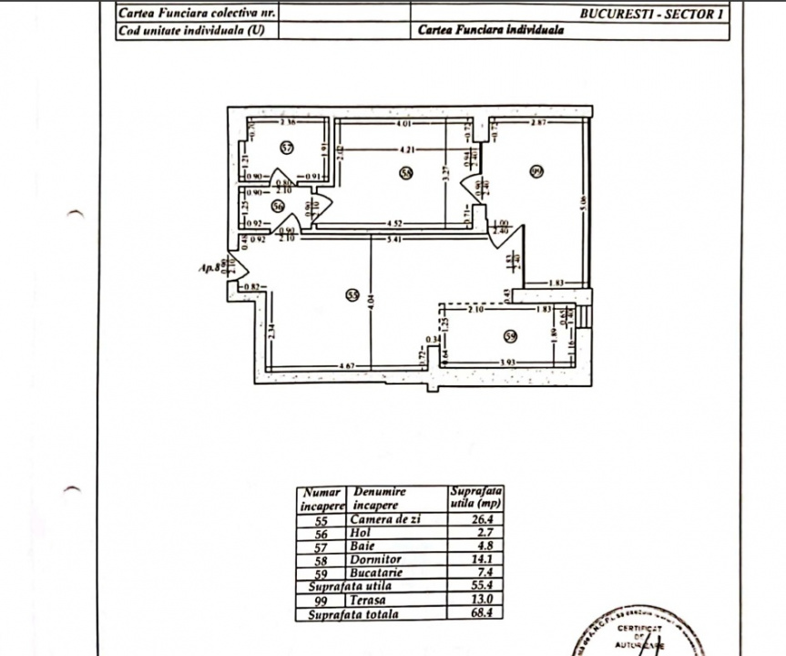 Apartament 2 camere Atlas Residence