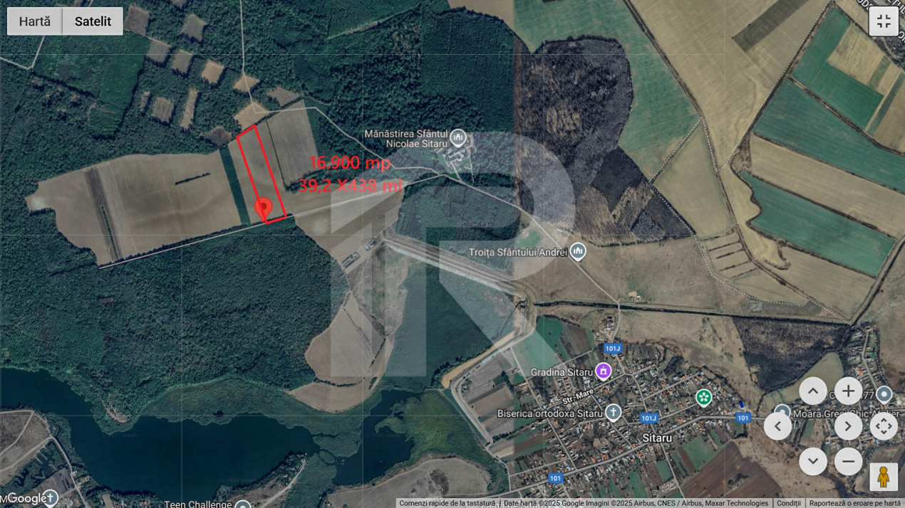 Teren langa Manastirea Sfantul Nicolae Sitaru
