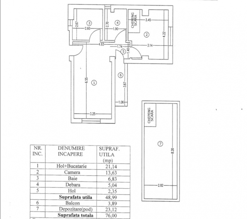 Apartament cu 2 camere cu spatiu de depozitare - Bucureștii Noi- sos Chitilei