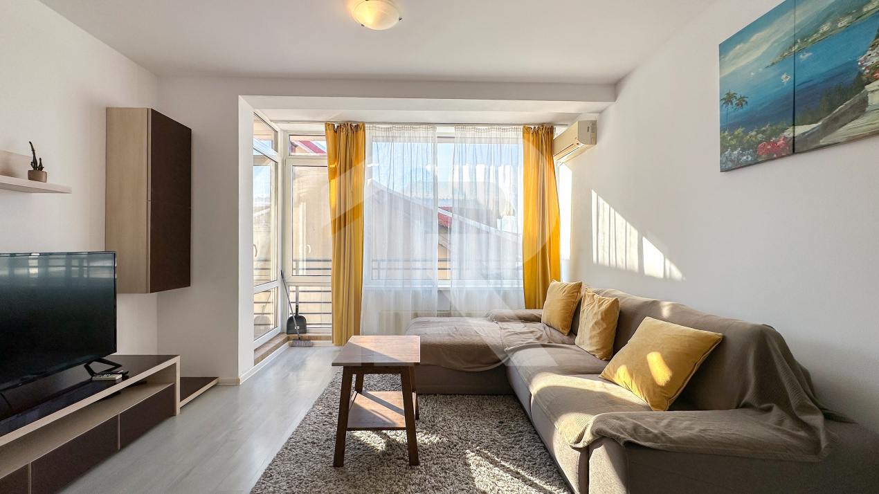 Brancoveanu, ap cu 2 camere de inchiriat, centrala proprie