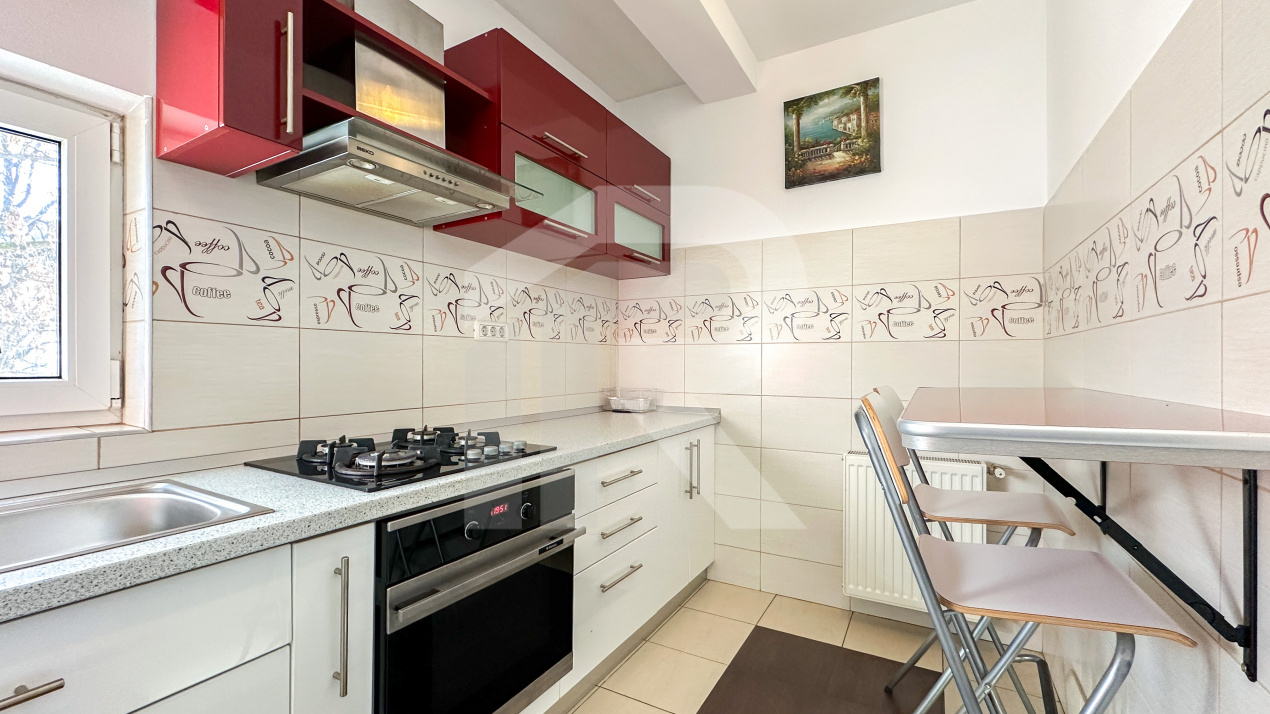 Brancoveanu, ap cu 2 camere de inchiriat, centrala proprie