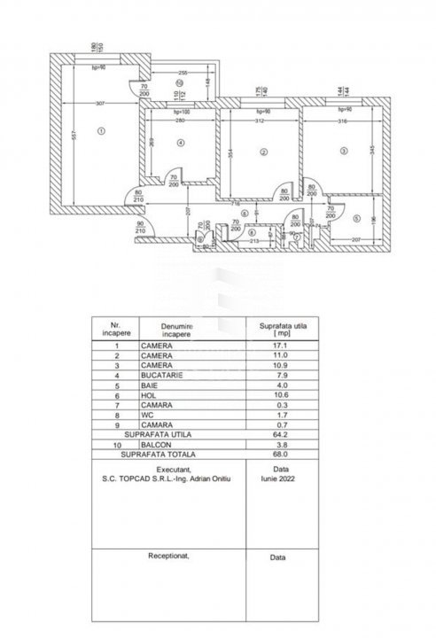 Teiul Doamnei, apartament cu trei camere, comision 0 pentru cumparator! 