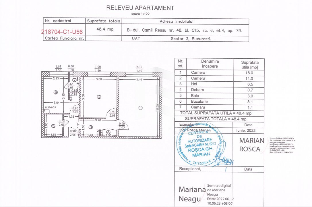 Dristor - Camil Ressu 48, vav Piata Matei Ambrozie, ap 2 camere, Comision 0! 