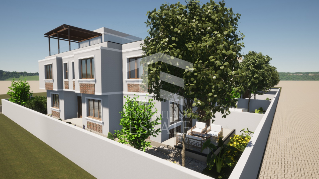 OVIDIU-POIANA- Vila tip duplex cu terasa circulabila.