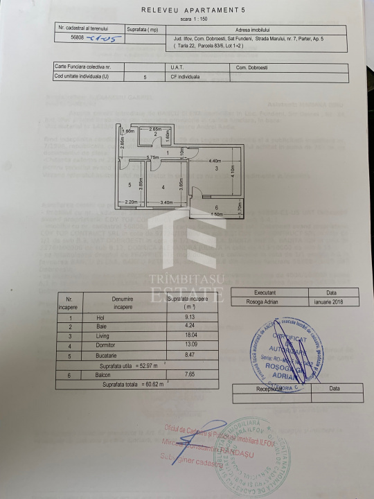 Dobroesti str Marului, 2 camere spatioase cu loc de parcare, de vanzare