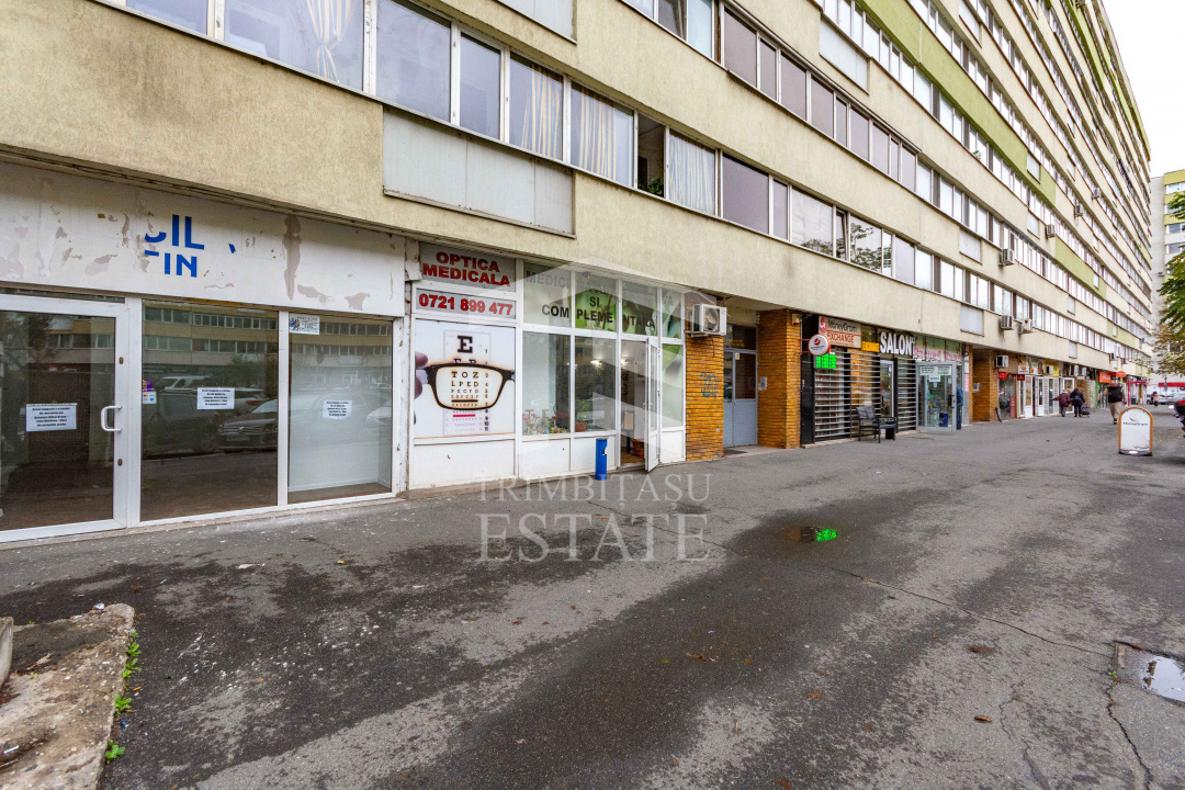 Spatiu comercial de inchiriat, Pantelimon 309, vis-a-vis Posta, langa liceu