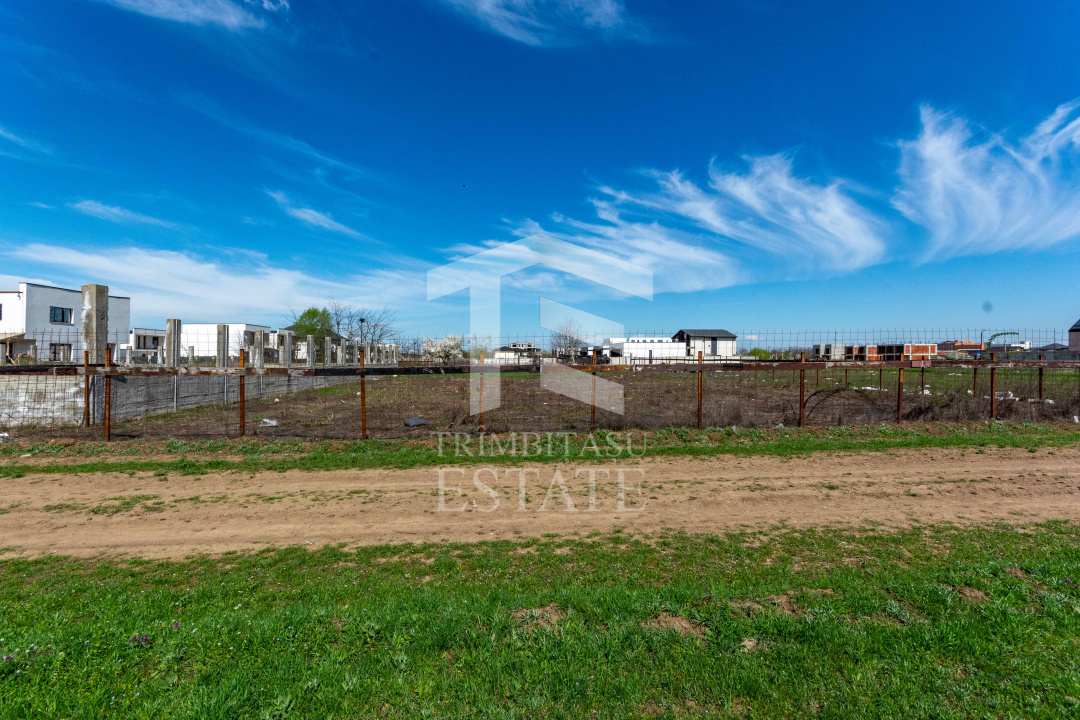 Tunari – zona Castanului | teren 750 mp | deschidere 25 ml | Ideal casa / duplex