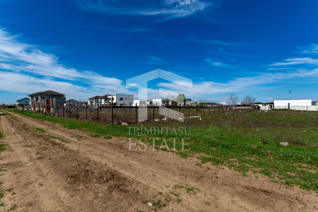 Tunari – zona Castanului | teren 750 mp | deschidere 25 ml | Ideal casa / duplex