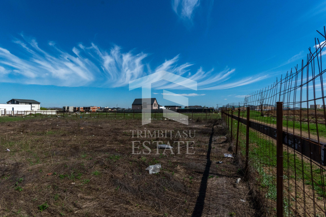 Tunari – zona Castanului | teren 750 mp | deschidere 25 ml | Ideal casa / duplex