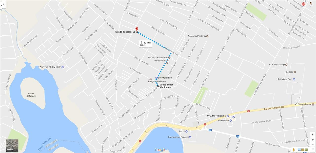 Oras Pantelimon - Central - Primarie str. Toporasi