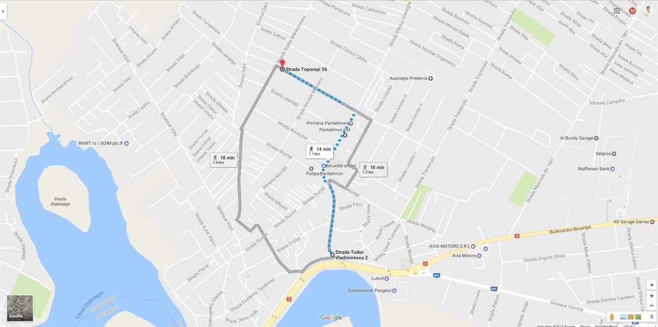 Oras Pantelimon - Central - Primarie str. Toporasi